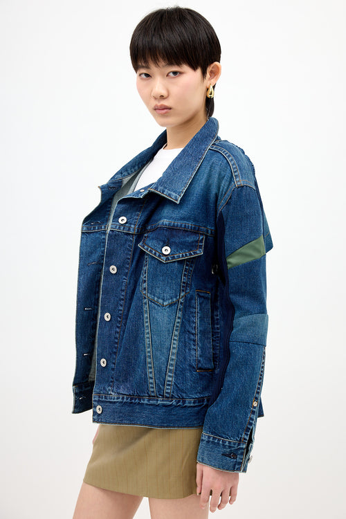 Sacai Denim Patchwork Jacket