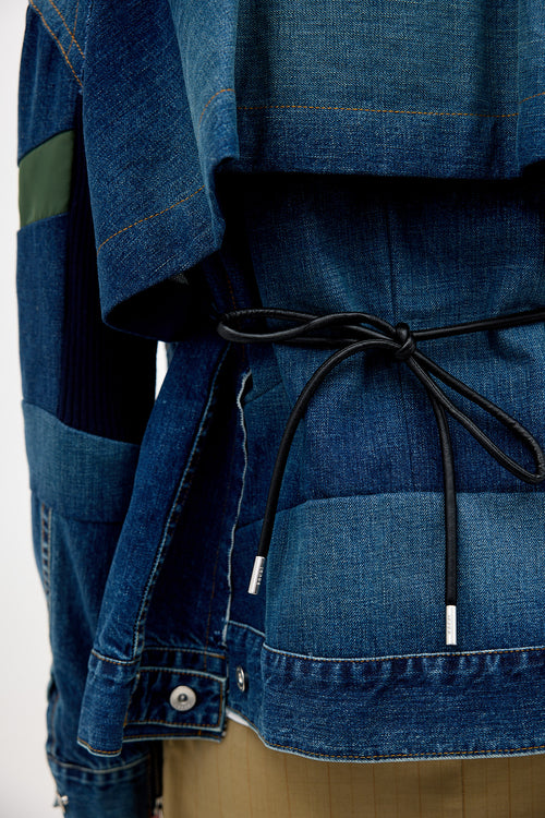 Sacai Denim Patchwork Jacket