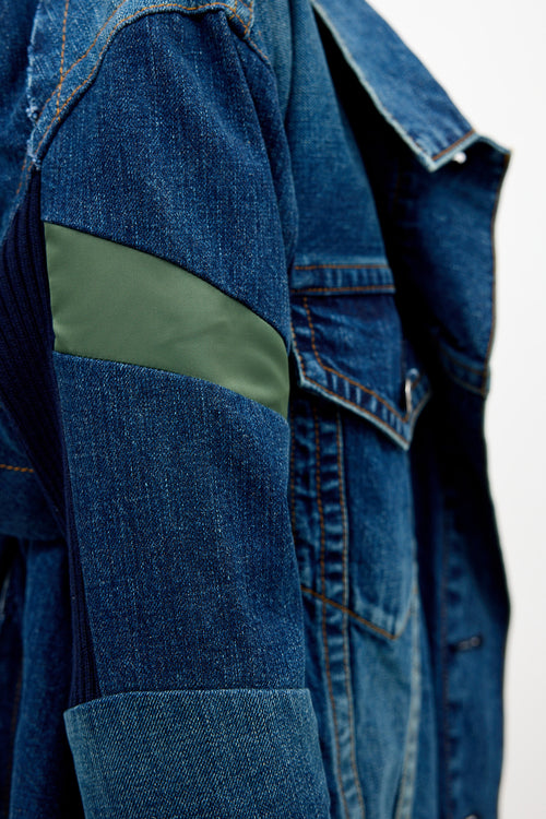 Sacai Denim Patchwork Jacket