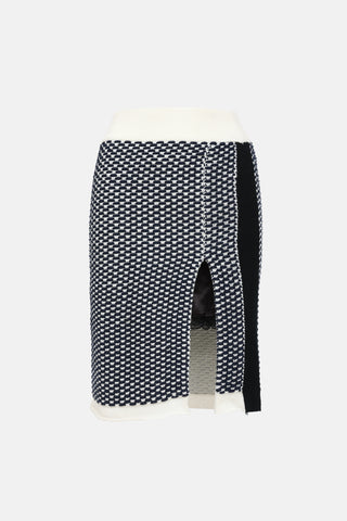 Sacai Layered Knit Skirt