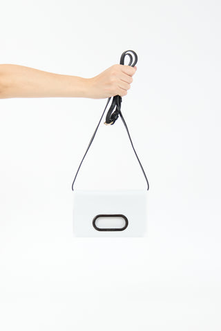 Sacai Leather Logo Crossbody Bag