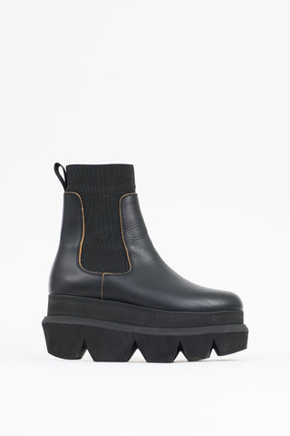 Sacai Leather Platform Boot