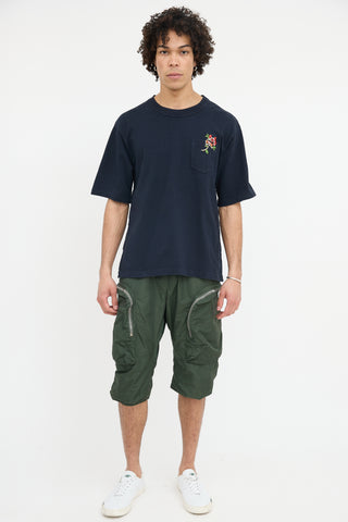 Sacai Embroidered T-Shirt