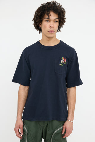 Sacai Embroidered T-Shirt