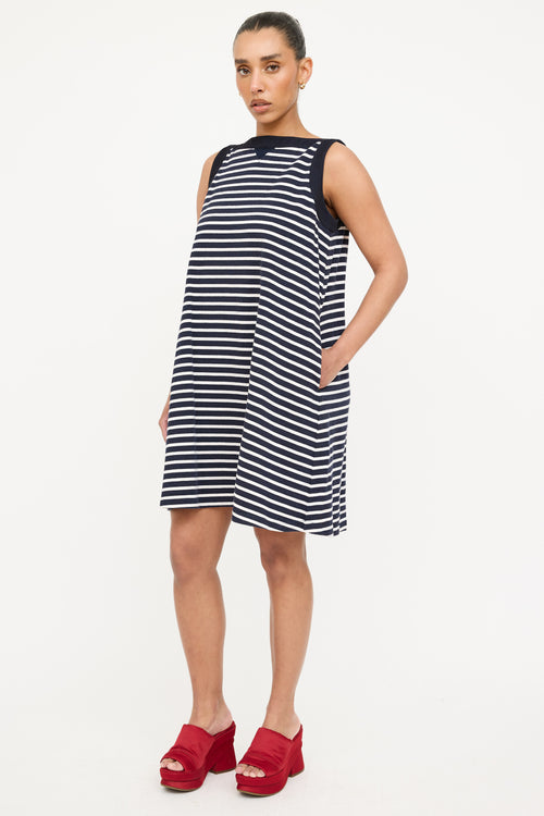 Sacai Striped Midi Dress