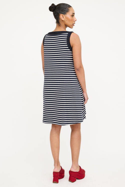 Sacai Striped Midi Dress