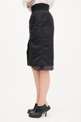 Sacai Nylon Layered Midi Skirt