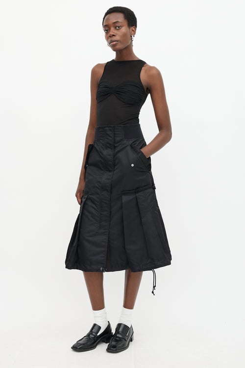 Sacai Nylon Twill Skirt