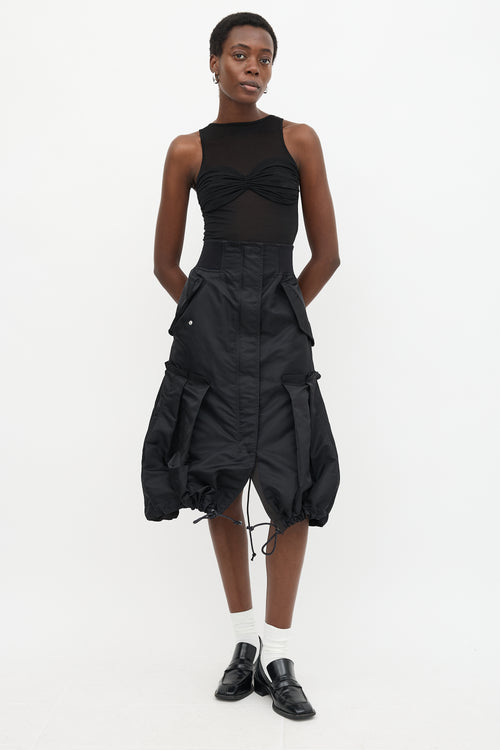 Sacai Nylon Twill Skirt