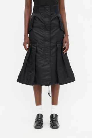 Sacai Nylon Twill Skirt