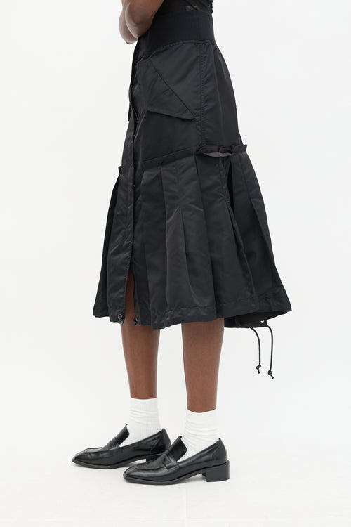 Sacai Nylon Twill Skirt