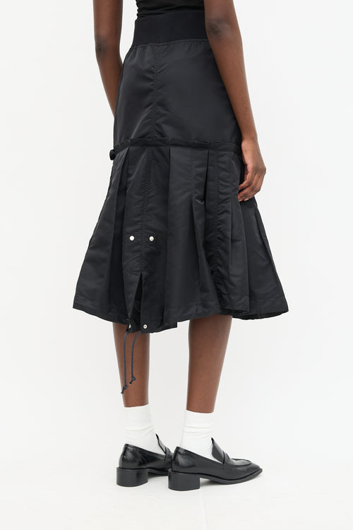 Sacai Nylon Twill Skirt