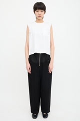 Sacai Nylon Back Tank Top