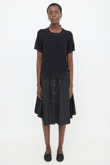 Sacai Hybrid Poplin Shirt Dress