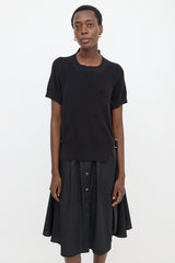 Sacai Hybrid Poplin Shirt Dress