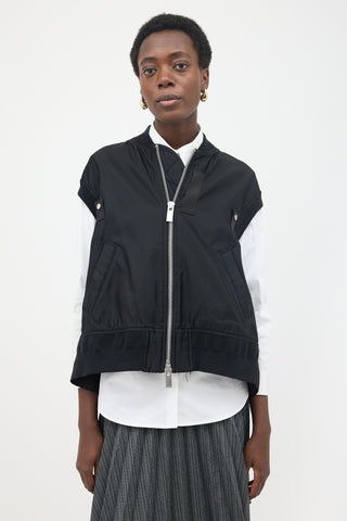 Sacai Nylon Twill Vest