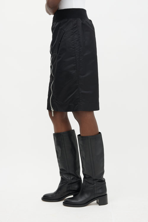 Sacai Nylon Zip Skirt