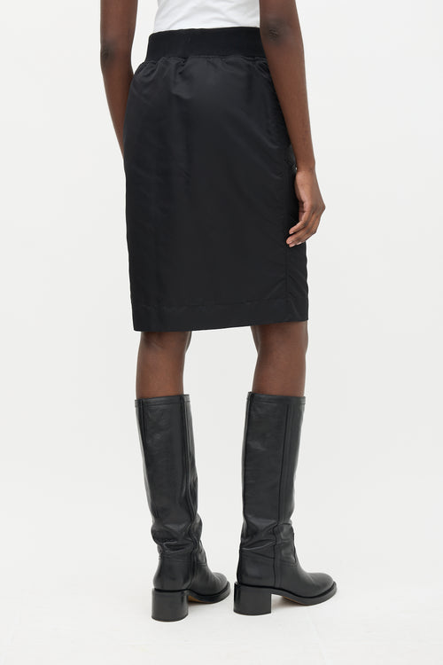 Sacai Nylon Zip Skirt