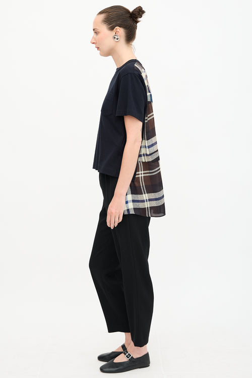 Sacai Panelled T-Shirt