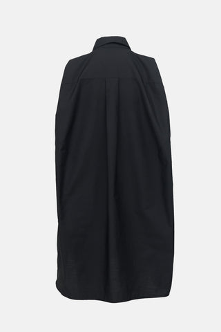 Sacai Pleated Sleeveless Shirt Dress