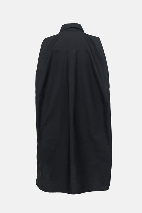 Sacai Pleated Sleeveless Shirt Dress