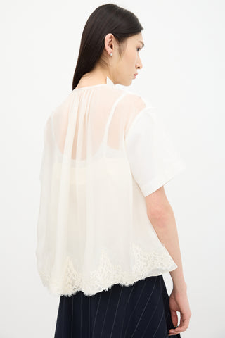 Sacai Silk Back Shirt