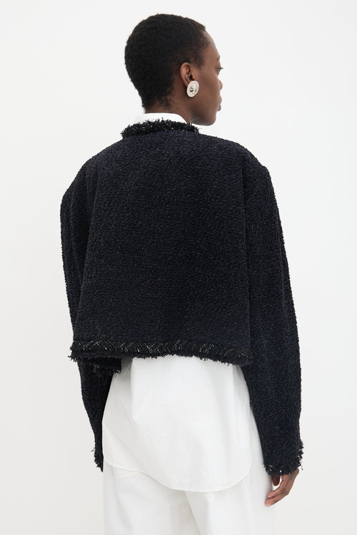 Sacai Tweed Cropped Jacket
