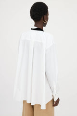 Sacai Bow Button Up Top
