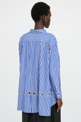 Sacai Striped Grommet Shirt