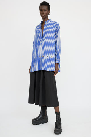 Sacai Striped Grommet Shirt