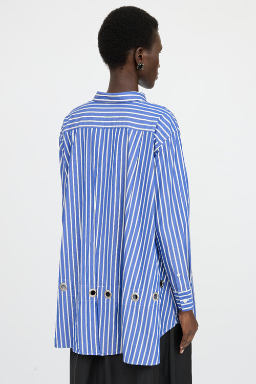 Sacai Striped Grommet Shirt