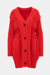 Sacai Wool Cinched Cardigan