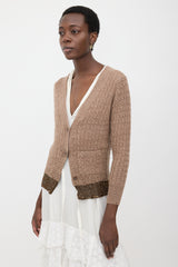 Sacai Wool Embellished Cardigan