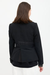 Sacai Wool & Nylon Layered Jacket