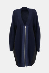 Sacai Wool & Nylon Panelled Cardigan