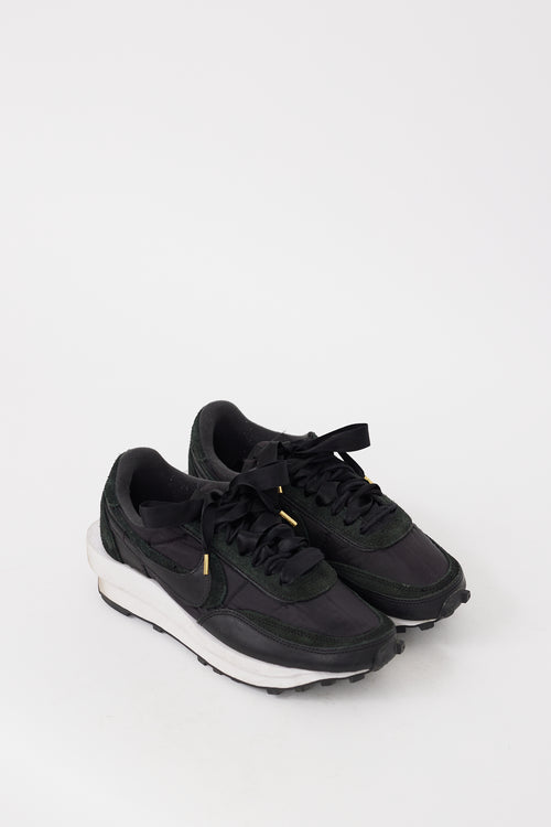 Sacai X Nike Black & White LD Waffle Sneaker
