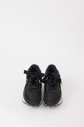 Sacai X Nike Black & White LD Waffle Sneaker