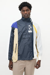 Sacai X Nike Blue & Multicolour Deconstructed Jacket