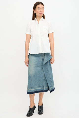 Sacai Zipped Vent Shirt