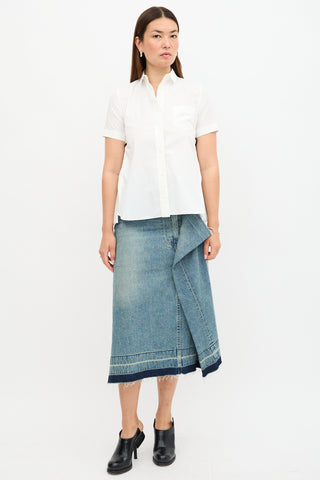 Sacai Zipped Vent Shirt