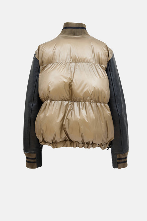 Sacai Varsity Puffer Jacket