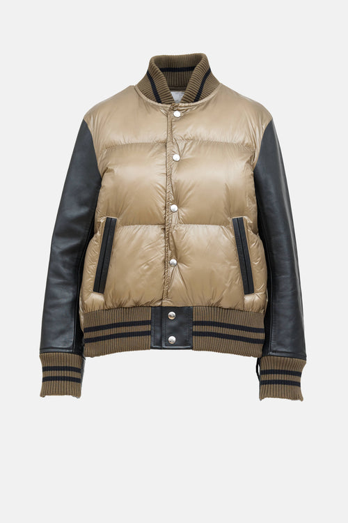 Sacai Varsity Puffer Jacket