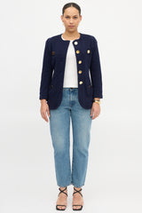 Saint Laurent 1990s Jersey Jacket