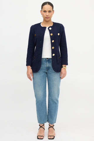Saint Laurent 1990s Jersey Jacket