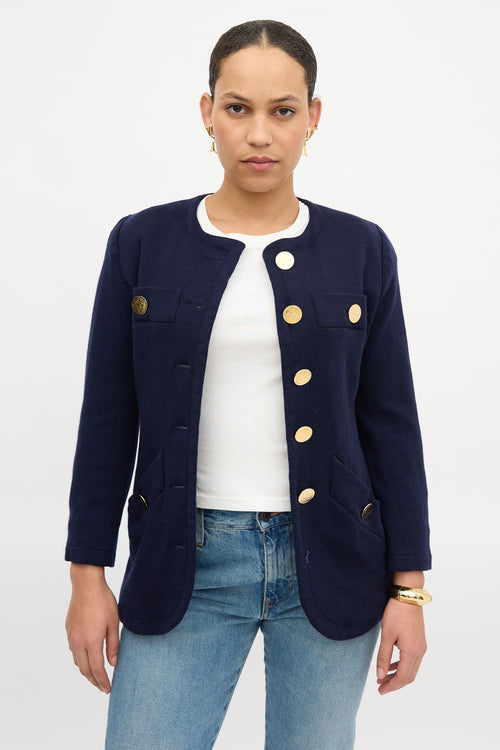 Saint Laurent 1990s Jersey Jacket