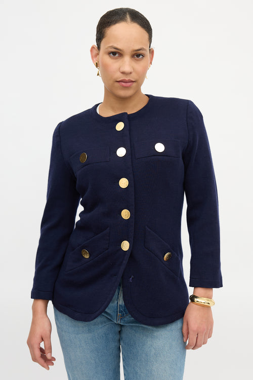 Saint Laurent 1990s Jersey Jacket