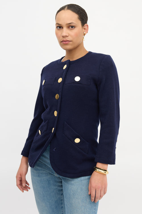 Saint Laurent 1990s Jersey Jacket