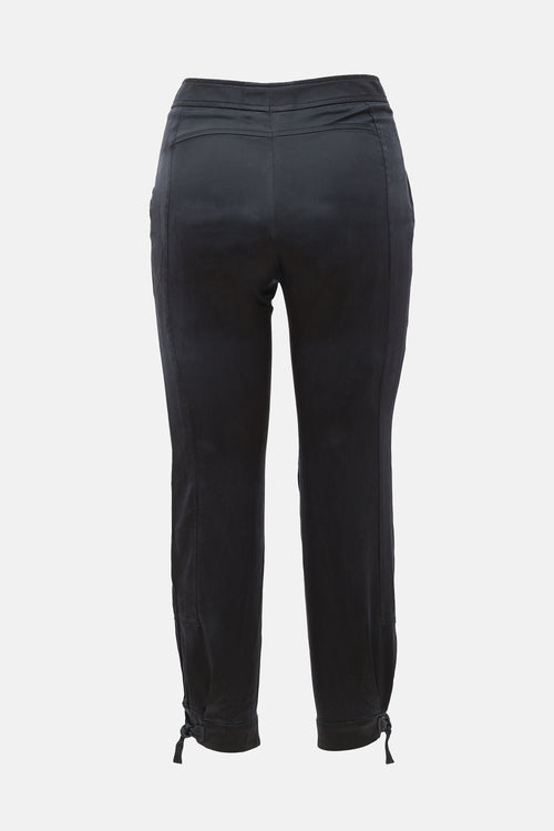 Saint Laurent 2004 Silk Cropped Trouser