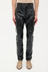 Saint Laurent 2013 Faux Patent Slim Leg Pant