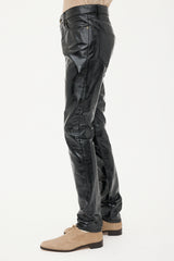 Saint Laurent 2013 Faux Patent Slim Leg Pant